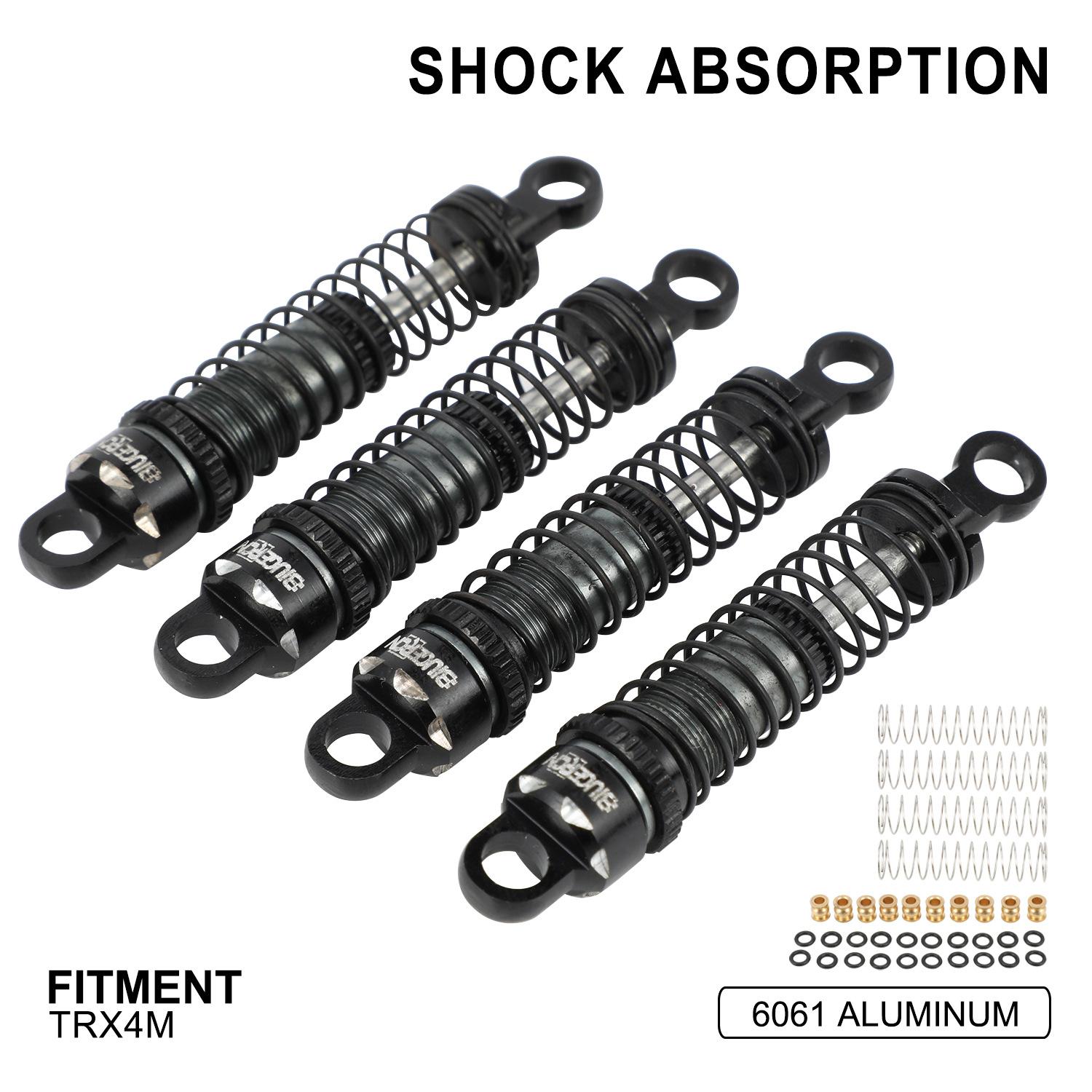 RC-01-TRX4M避震器（52mm） (颜色 灰黑色) 