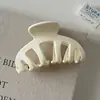 Pinza para el Cabello de Media Luna con Forma de Calabaza, Pinza de Garra para el Cabello de Tamaño Mediano para Media Cola de Caballo, Pasador Retro de Gama Alta, Accesorio de Garra para el Cabello de Hueso de Dragón para Mujeres