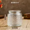 Pote de Vidro Selado para Armazenamento Vintage Transfronteiriço da Amazon à Prova de Umidade para Armazenamento de Alimentos, Grãos, Chá, Grãos de Café com Tampa de Madeira