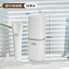 Bdo Kit de Higiene Pessoal para Viagem Caixa de Escova de Dentes Suprimentos de Armazenamento Portáteis Copo Simples para Escova de Dentes Copo de Plástico para Enxaguante Bucal