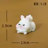 Micro Paisagem Desenho Animado Coelho Fofo Casa Coelho de Cauda Grande Carro Resina Artesanato DIY Decoração Pequenos Acessórios