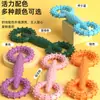 Suministros para Mascotas Juguetes Masticables para Perros Dentición TPR Juguetes para Mascotas Anillo de Arrastre Cepillo de Dientes para Perro Juguetes Interactivos Divertidos para Perros
