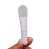 Mini Pincel de Silicona Blanco para Mascarilla Suave Accesorios de Cosméticos Salón de Belleza Spa Aplicador de Mascarilla de Barro Compacto