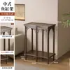 Suporte de flores, prateleira de flores, estante de chão para entrada de sala de estar, suporte de vaso de flores para varanda, prateleira de madeira maciça de vários níveis para aquário