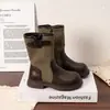 Botas Martin para Niñas 2026 Otoño Nuevo Estilo Botines Cortos para Niñas Botas de Cuero Vintage Británicas de Media Caña para Niños Botas de Moda