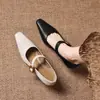 Elegantes Zapatos Mary Jane de Tacón Bajo ~3.5Cm para Mujer, Nuevo Modelo 2026, Correa Única, Tallas 33-43, Tallas Grandes Transfronterizas