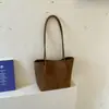 Bolso de Mujer con Patrón Tejido 2026 Nuevo de Moda Otoño Vintage Bolso Tote para el Trabajo Bolso de Hombro de Gran Capacidad Bolso Cubo