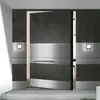 Puerta de Entrada Blindada de Aluminio Fundido Transfronteriza, Puerta Pivotante, Puerta de Seguridad Blindada, Puerta de Seguridad para Patio de Villa de Lujo