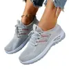 Cross2025 Primavera Novos Sapatos Femininos Respiráveis de Malha Moda Casual Sapatos Tamanho Grande Slip-on Sapatos Esportivos