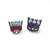 Broche Periférico de Transformers Insígnia de Metal Desenho Animado Megatron Optimus Prime Mochila Criativa Acessórios para Roupas