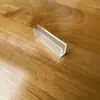 Clipes de Fixação Plásticos com Fenda em Forma de Cruz 5mm 6mm Fivelas Acrílicas Acessórios de Material Protetor de Ângulo Reto para Placa KT Aquário de Vidro