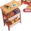 Estante de Almacenamiento con Carrito Dopamina Instalación Gratuita Sala de Estar Móvil Multicapa Gabinete de Almacenamiento para Snacks Estante de Almacenamiento para Dormitorio del Hogar