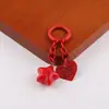 Cadena de Anillas de Primavera Colorida con Colgantes de Pentagrama y Corazón Accesorios de Cadena para Colgar Llaveros DIY Material de Cuentas