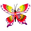 Cabeza de Flor de Mariposa de Goma Suave de Plástico, Decoración del Hogar con Flores Artificiales, Arreglo de Boda, Adornos al por Mayor, Decoración de Mesa para Exteriores