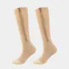 Calcetines de Compresión con Cremallera, Calcetines Zip Sox, Calcetines de Compresión, Calcetines Elásticos de Compresión para Media Pantorrilla con Punta Abierta