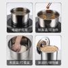 Cozinha combinando aço inoxidável sabor não magnético Copo tempero jar 304 molho de aprofundamento ovo batendo jar ensopado Copo hotel tempero jar