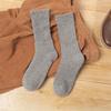 Calcetines de lana para hombre invierno calcetines de largo medio pantorrilla forrados de polar engrosados para hombre gruesos largos deportivos de lana cálidos medias de otoño e invierno
