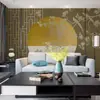 Lujo ligero estilo chino nuevo flor y pájaro bambú Zen papel tapiz estudio sala de estar sofá fondo mural papel tapiz estilo chino clásico