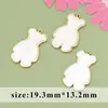 Venta Caliente Transfronteriza Romántico Francés Acero de Titanio Incrustado con Nácar Blanco DIY Moda Colgante Pendientes Collar Joyería Colgante