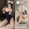 QQNY Mono estilo japonés lindo de agua muerta, traje de baño casual sexy, vestido de gimnasia, color sólido, casual, libre, puro deseo para mujeres