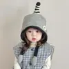 Gorro de Protección para Orejas de Niño para Otoño e Invierno, Lindo y Adorable Gorro de Lana Tejida para Bebé con Diseño de Pingüino Pequeño que Chilla, Cálido y a Prueba de Viento