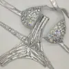 Bikini de cadena de diamantes nuevo 2020 traje de baño bikini de diamantes bikini popular popular en Amazon