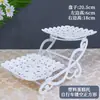Arranjo de Aniversário Decorações de Mesa de Sobremesas Prateleira de Exibição de Casamento Europeu Mesa de Frutas Bandeja de Plástico para Bolo Suporte para Lanches