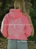 Sudadera con capucha estampada de patrón callejero distintivo a la moda retro americana transfronteriza para hombre y mujer, suéter liso simple