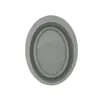 Tigela de Lavagem de Silicone Dobrável Esponja de Pó Tigela de Lavagem Pad Ferramenta Universal de Limpeza de Pincéis de Maquiagem Tigela de Lavagem Oval para Pincéis de Maquiagem