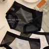 Ropa Interior para Mujer 10A Algodón Antibacteriano Entrepierna Extendida Cintura Media Tejido de Malla Cómodo Sin Costuras Transpirable Calzones para Mujer