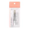 Chuanqier pinzas para cejas de acero inoxidable entre doradas pinzas para cejas de boca plana oblicua cuchillo para recortar cejas pinzas para cejas y barba pinzas pinzas