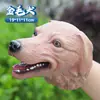 Venda Direta da Fábrica Luvas de Fantoche de Mão Dinossauro Borracha Macia Triceratops Tiranossauro Rex Modelo de Animal de Simulação Infantil Brinquedo de Menino