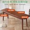 Banco Longo de Madeira Maciça para Uso Doméstico, Adequado para Sala de Estar, Troca de Sapatos, Pé da Cama, Sala de Jantar, Design Simples Multiuso, Novo Modelo Mesa de Chá Banco de Jantar