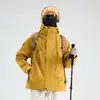 Chaqueta tres en uno para hombre y mujer, a prueba de viento e impermeable, conjunto de dos piezas de forro polar para otoño e invierno para senderismo, ciclismo y montañismo, personalizable