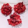 Cabeza de flor artificial encriptación cabeza de flor de hortensia grande flor decoración salón de bodas flor arreglo floral para el hogar flor decoración pared de flores de boda