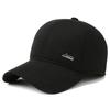 Gorra de béisbol de invierno nueva para hombres de mediana edad y mayores, gorra de otoño e invierno para deportes al aire libre, resistente al frío y al calor, protección auditiva.