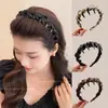 Diadema de Peluche Dentada para Otoño e Invierno para Mujer, Diadema Versátil Antideslizante Accesorio para el Cabello, Pinza para el Cabello de Niña Estilo Coreano, Accesorio para el Cabello de Gama Alta