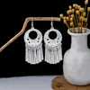 Pendientes de Pavo Real para Minorías Étnicas, Regalos Retro de Plata Miao Estilo Étnico, Accesorios de Pendientes Vintage de Imitación Plata