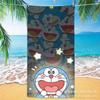 Toalla de Baño de Microfibra para Adulto Doraemon de Dibujos Animados Personalizada para Baño, Natación, Viaje, Portátil, Playa, Deportes