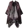 Xale Etnia Yunnan Estilo Outono/Inverno Xizang Yunnan Imitação Caxemira Manto Capa Jacquard Xale para Aquecimento