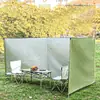 Cortavientos de Picnic Impermeable, Pantalla de Viento Exterior de Apertura Rápida Automática, Pantalla Plegable para Comedor y Barbacoa, Cortavientos para Camping y Playa