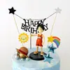 Decoração de Bolo One Piece Luffy Ornamentos Navio Pirata Sol Sunshine Solon Qiao Ba Hang 8G Ornamentos de Bolo