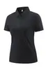 Sensación FrescaCamisa Polo Transpirable y Juvenil con Cuello de Solapa, Nueva Camiseta de Manga Corta de Verano para Mujer, Top de Corte Holgado