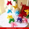 Cortinas de Fio com Borboletas, Decorações para Janela de Canto, Conjunto de Decoração para Quarto de Casamento, Decoração de Cena para Quarto, Guirlanda Longa de Borboletas, Suprimentos para Casamento