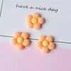 Versátiles Joyería de Resina con Flores Frescas de Cinco Pétalos Accesorios DIY Pegamento de Crema Accesorios para el Cabello Hebilla de Zapato Crocs Pegatina para Funda de Teléfono Materiales