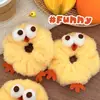 Nuevo Lindo Pollo de Peluche para el Cabello, Corazón de Niña Divertido y Dulce, Diadema Súper Linda, Versátil Bola de Ponytail para el Cabello