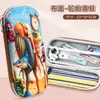 Estuche Shanhaijing Ai Hombre Palo Caja de Papelería Infantil Eva 3D Tiburón Tridimensional Estuche de Gran Capacidad para Estudiantes de Primaria