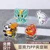 Clip de PP de Doble Cara Acrílico Estrellas de Anime Dibujos Animados Creativos Materiales de Merchandising Clip de Soporte Clip para Notas Adhesivas Personalizado
