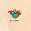 Broche periférico del Principito, linda insignia de dibujos animados japoneses, joyería, regalo de cumpleaños para pareja, insignia de zorro