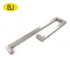 Fábrica de Origen Tubo Cuadrado en Forma de L de Acero Inoxidable Manija Pasamanos Barra para Toallas Accesorios de Ferretería para Baño Calidad de Exportación